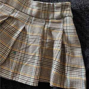 Zara Plaid Girls Skirt